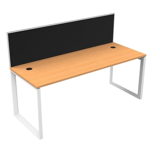 Picture of Deluxe Loop CWS Desk, Single Melamine Assorted Rapidline Picture of Deluxe Loop CWS Desk, Single Melamine Assorted Rapidline