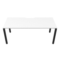 Picture of Deluxe Prof 1P Desk Melamine Assorted Rapidline