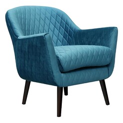 Picture of Demelza Velvet Armchair, Black Legs Assorted D&D Design