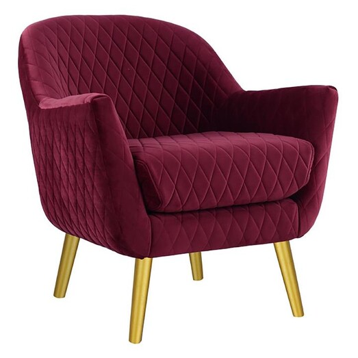 Picture of Demelza Velvet Armchair, Gold Legs Assorted D&D Design Picture of Demelza Velvet Armchair, Gold Legs Assorted D&D Design