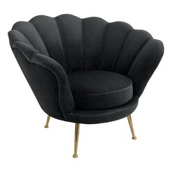 Picture of Dermin Velvet Armchair Fabric Assorted D&D Design