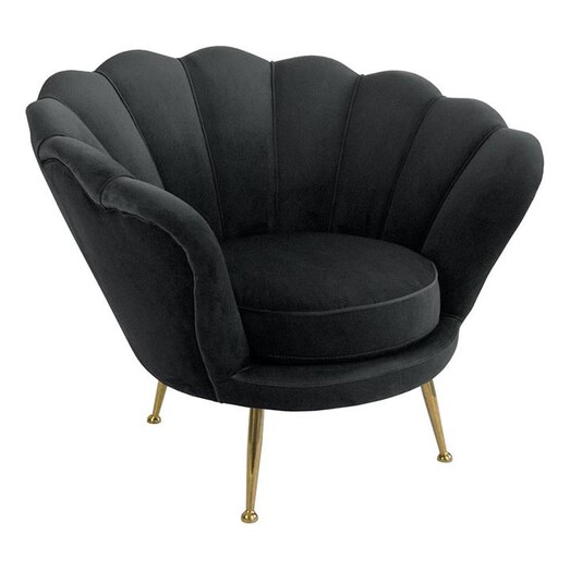 Picture of Dermin Velvet Armchair Fabric Assorted D&D Design