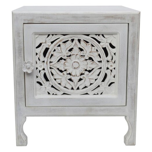 Picture of Devi Wooden Side Table White Wash Amalfi Picture of Devi Wooden Side Table White Wash Amalfi