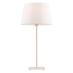 Picture of Devon Table Lamp in White by Telbix