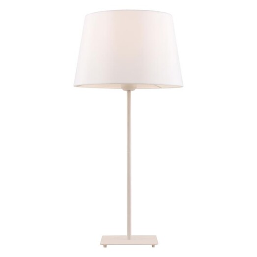 Picture of Devon Table Lamp in White by Telbix