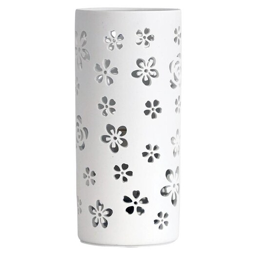 Picture of Diana Flower Ceramic Lamp in White by Oriel Lighting