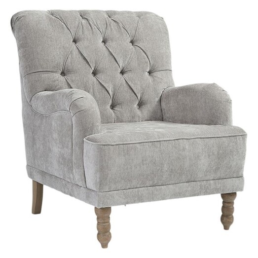 Picture of Diana Upholstered Armchair Fabric Dove Grey Jasper Home Living