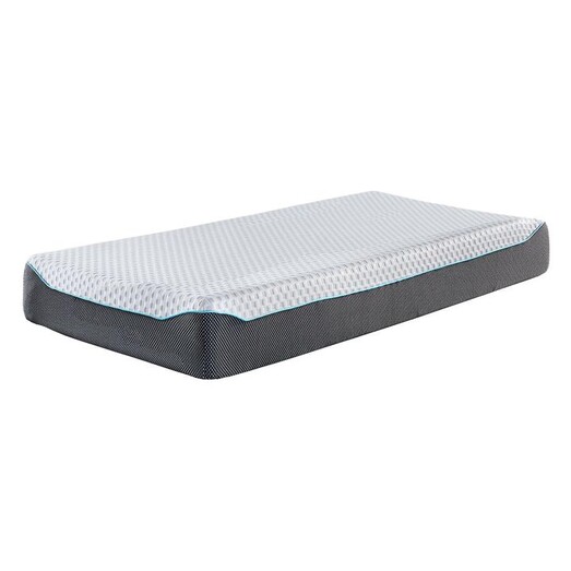 Picture of Dime Memory Foam Mattress Polyurethane White/Grey Jasper Home Living