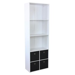 Picture of Display Unit with Shelves & Fabric Drawers Chipboard Assorted U.S Designs