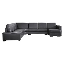 Picture of Diva Modular Sofa in Black by Rothbury Home