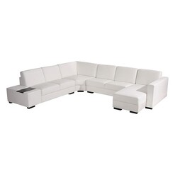 Picture of Diva Modular Sofa, White Faux Leather Rothbury Home