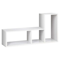 Picture of DIY L-Shaped Shelf, White MDF Resort Living