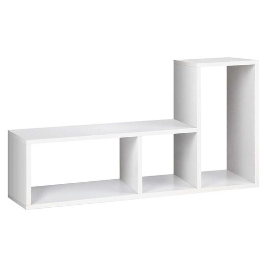 Picture of DIY L-Shaped Shelf, White MDF Resort Living