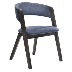 Picture of Doroto Dining Chair Fabric Blue/Charcoal Iniko