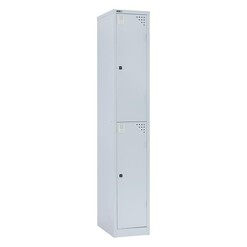 Picture of Double Door Steel Locker Cabinet Metal Assorted Rapidline