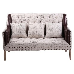 Picture of Eadred 2 Seater Sofa Fabric Natural Homeflex