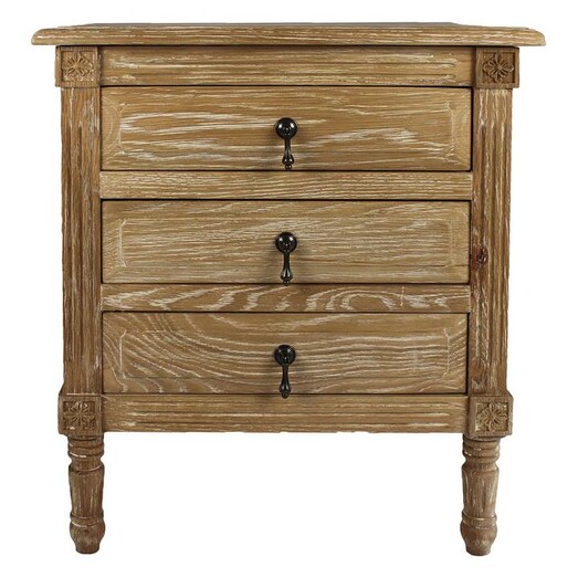 Picture of Earlene Bedside Table Wood Natural Homeflex