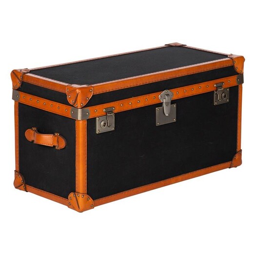 Picture of Earlina Trunk Coffee Table Leather Hazelnut Huntington Lane Picture of Earlina Trunk Coffee Table Leather Hazelnut Huntington Lane