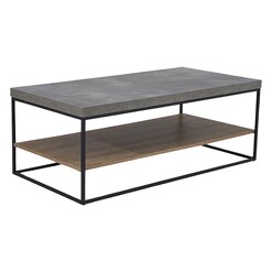 Picture of Edmund Coffee Table MDF Dark Oak/Cement HEQS