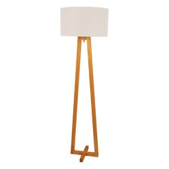 Picture of Edra Floor Lamp in White by Oriel Lighting