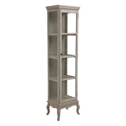 Picture of Egala Timber Display Cabinet Beech Wash White Emporium Oggetti