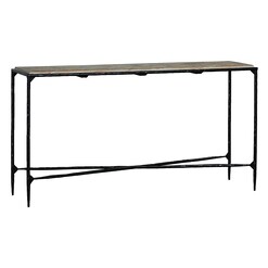 Picture of Eierschaal Recycled Timber Console Table Elm Natural Alliance Furniture