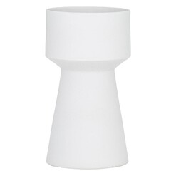 Picture of Elandra Angular Porcelain Vessel in White by Rogue Black Label