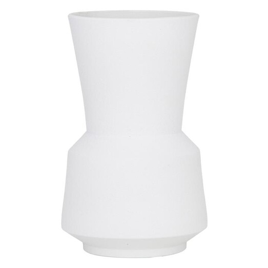 Picture of Elandra Wide Neck Vessel in White by Rogue Black Label