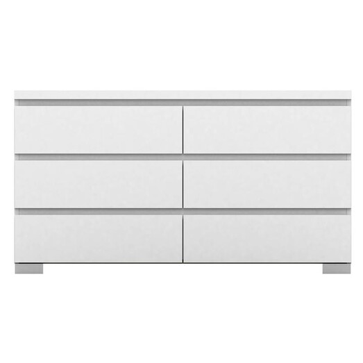 Picture of Elara Chest of 6 Drawers, White MDF Meubilair Picture of Elara Chest of 6 Drawers, White MDF Meubilair