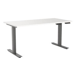Picture of Electric Sit & Stand Desk Metal White/Grey Urban Orb
