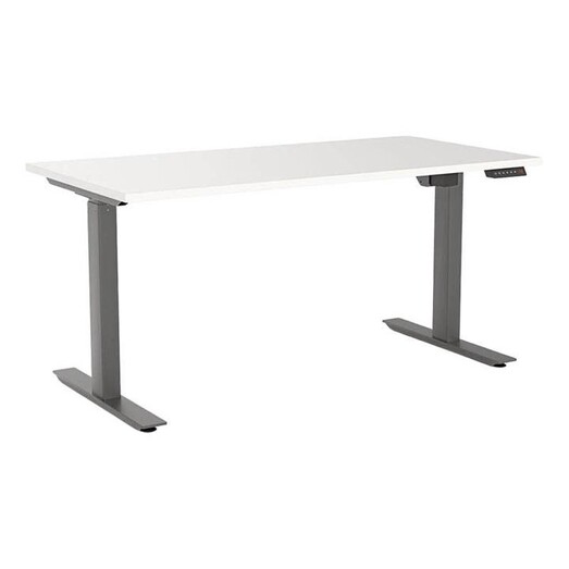 Picture of Electric Sit & Stand Desk Metal White/Grey Urban Orb Picture of Electric Sit & Stand Desk Metal White/Grey Urban Orb