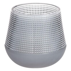 Picture of Elemental Glass Vase in Grey by Vida & Co.