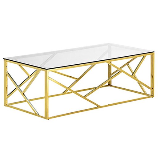 Picture of Elena Coffee Table Glass Gold Eastern Warehouse Picture of Elena Coffee Table Glass Gold Eastern Warehouse