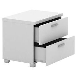 Picture of Elisha Bedside Table MDF White Meubilair