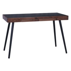 Picture of Elodi Study Desk in Black/Walnut by Iniko