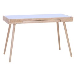 Picture of Elodi Study Desk in White/Oak by Iniko