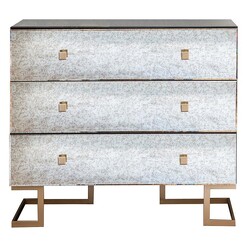 Picture of Elvan Chest of Drawers Metal Brass Castle Road Interiors