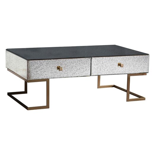 Picture of Elvan Coffee Table Metal Brass Castle Road Interiors