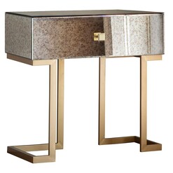 Picture of Elvan Side Table Metal Brass Castle Road Interiors