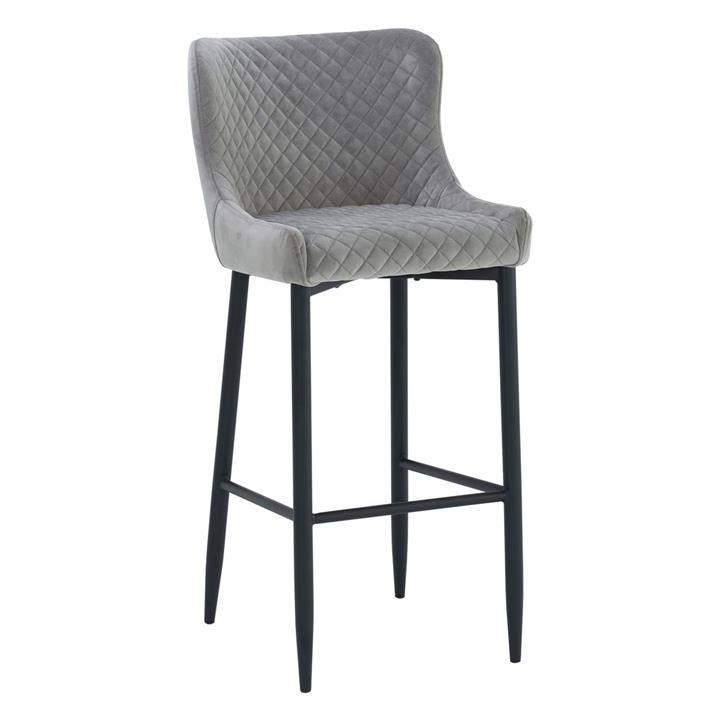 Picture of Elverum Bar Stool Velvet Assorted Zanui