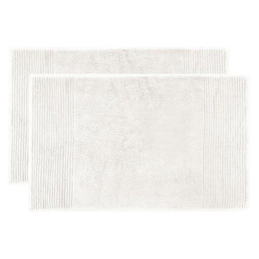 Picture of Elvire Set of 2 Cotton Bath Mats Size 800GSM in Ivory by Bambury
