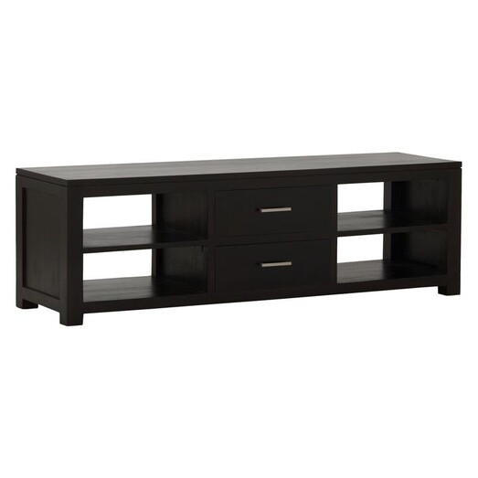 Picture of Elysee 2 Centre Drawer Timber Entertainment Unit, Chocolate Mahogany Kayu Estate