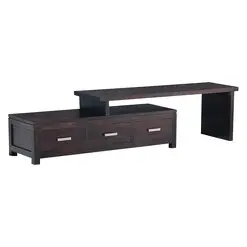 Picture of Elysee Extendable Timber Entertainment Unit, Chocolate Mahogany Kayu Estate