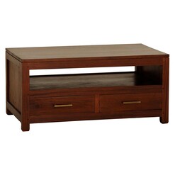 Picture of Elysee Timber Coffee Table, Mahogany Kayu Estate
