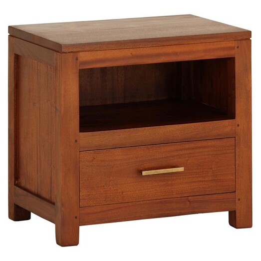 Picture of Elysee Timber Side Table, Pecan Mahogany Light Pecan Kayu Estate