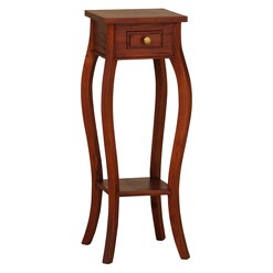 Picture of Ema Wooden Side Table, Pecan Mahogany Light Pecan Kayu Estate