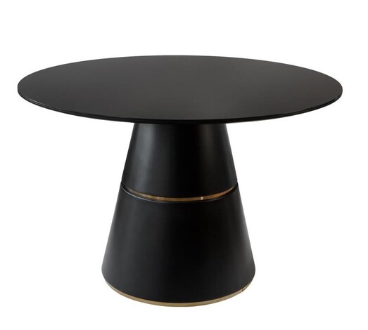 Picture of Emac Round Dining Table 120cm - Black