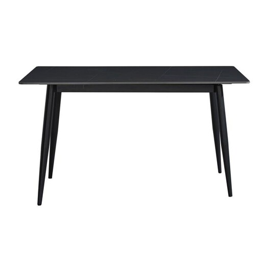 Picture of Eniko Rectangular Sintered Stone Dining Table 130cm - Black Picture of Eniko Rectangular Sintered Stone Dining Table 130cm - Black