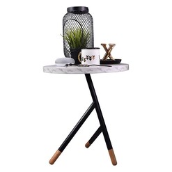 Picture of Ent Bedside Table, Bianco Marble Melamine Assorted Emma's Design