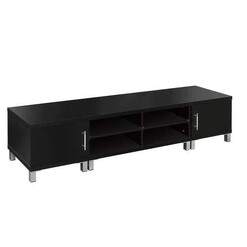 Picture of Entertainment Unit with Cabinets - Black